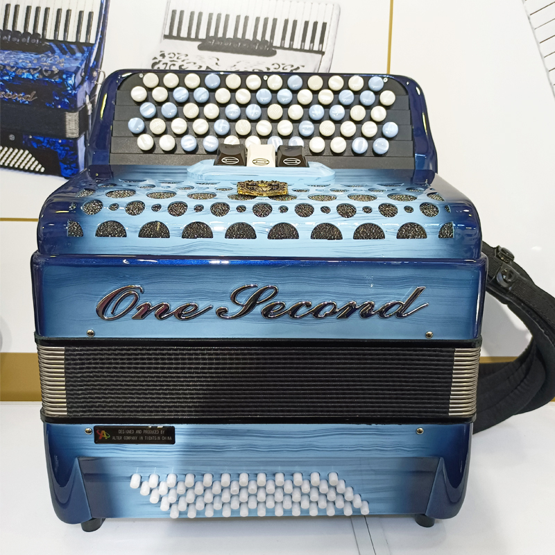 Baked lacquer Bayang accordion 60 bass